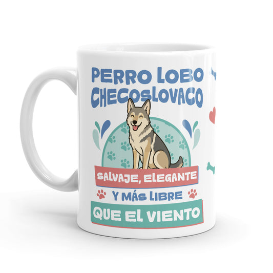 Taza – Perro Lobo checoslovaco