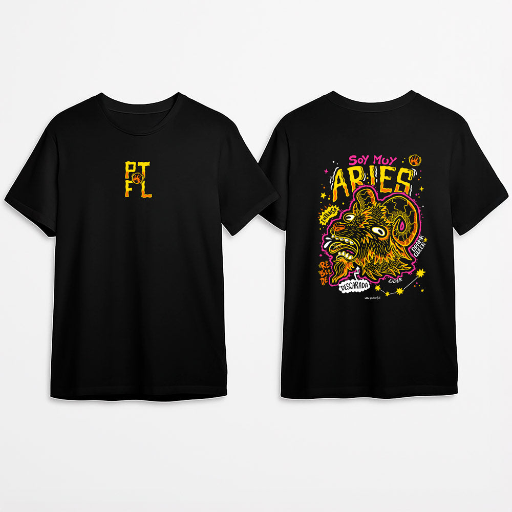 Camiseta PTFL Negra – ZODIACO Aries