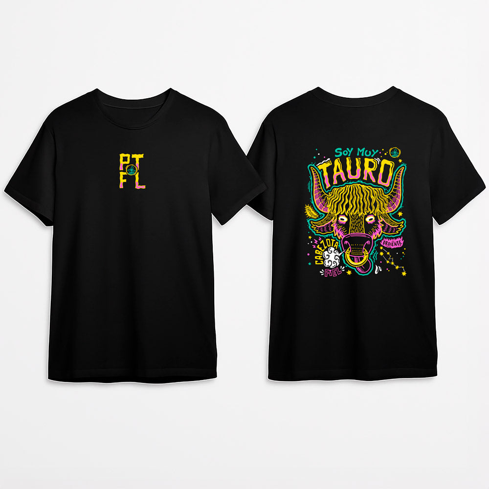 Camiseta PTFL Negra – ZODIACO Tauro