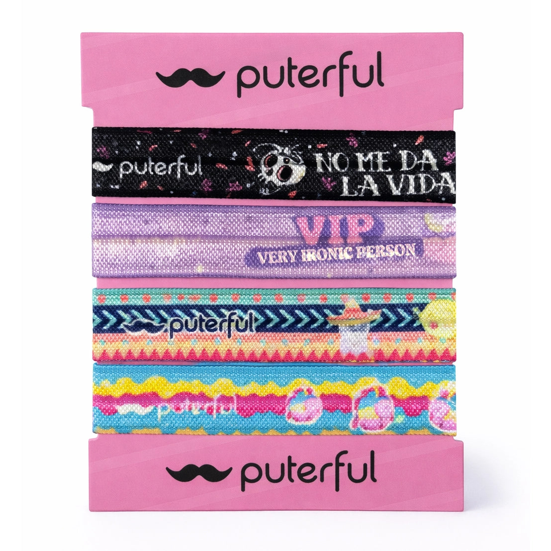 Set de 4 pulseras elásticas - Puterful
