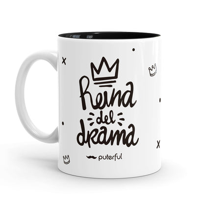 Taza Minimal – Reina del drama