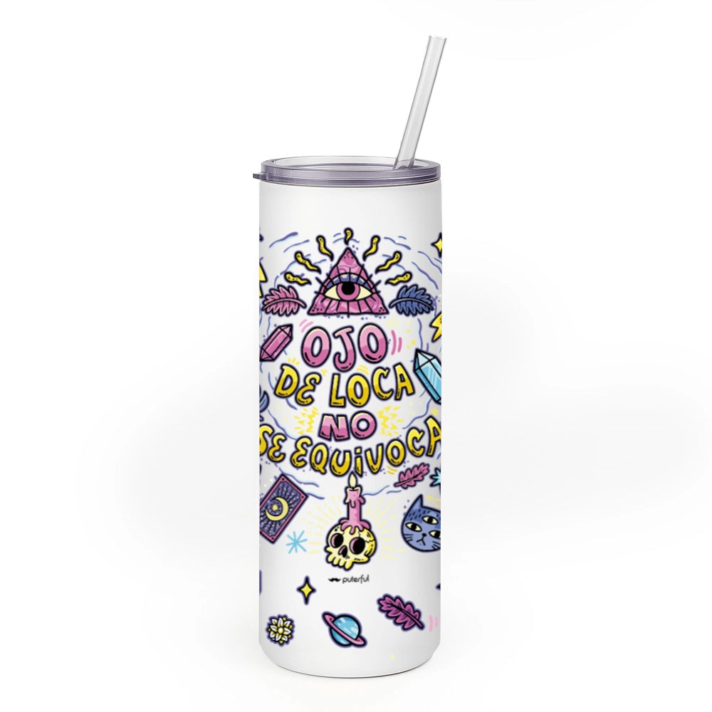 Vaso térmico con pajita – Ojo de loca