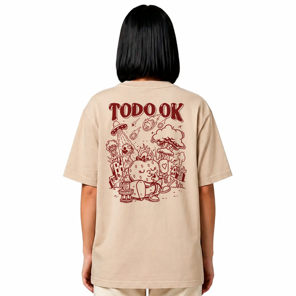 Camiseta oversize - Todo ok