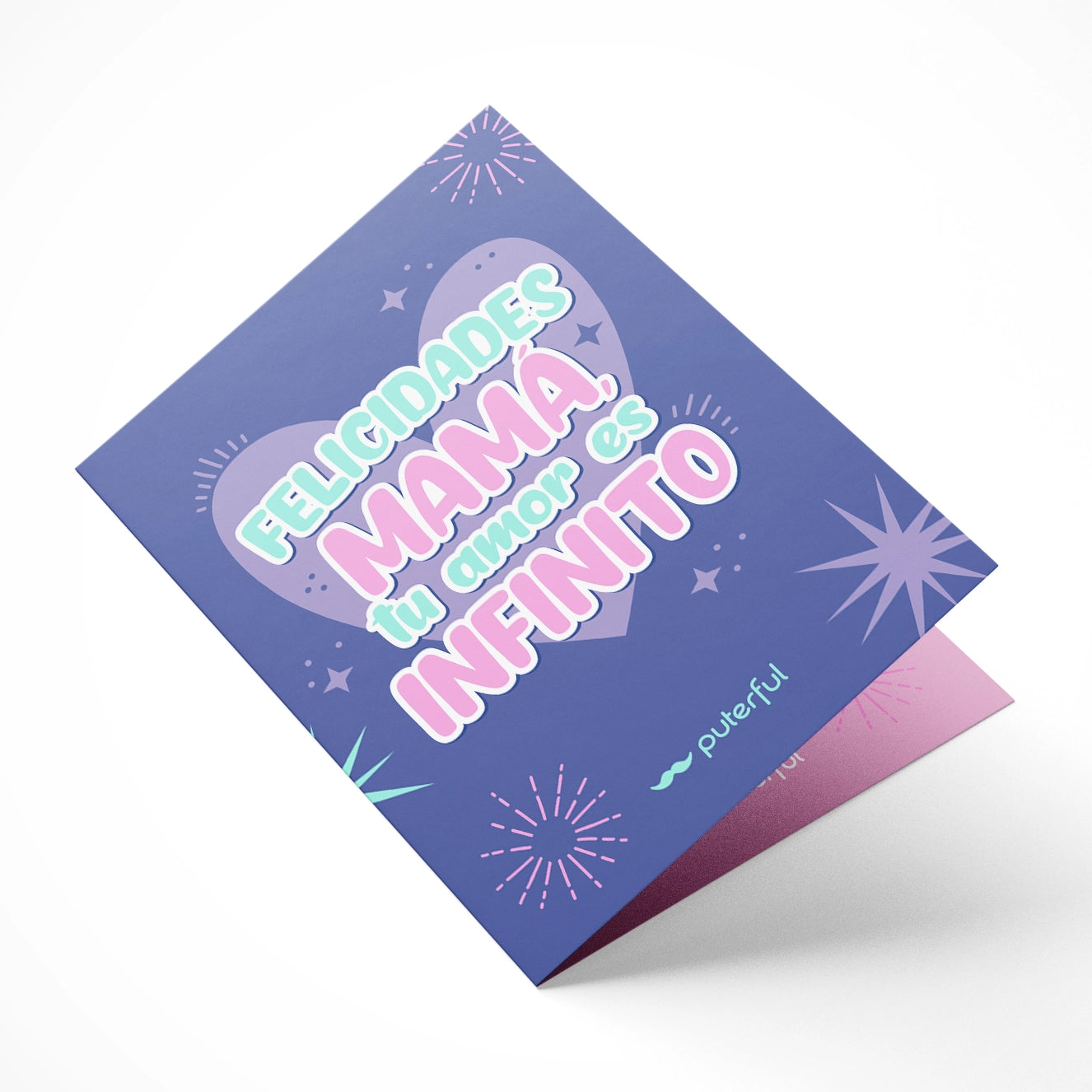 Tarjeta - Felicidades Mamá tu amor es infinito
