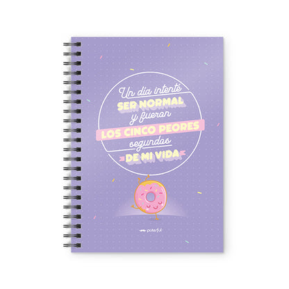 Cuaderno - Un día intenté ser normal