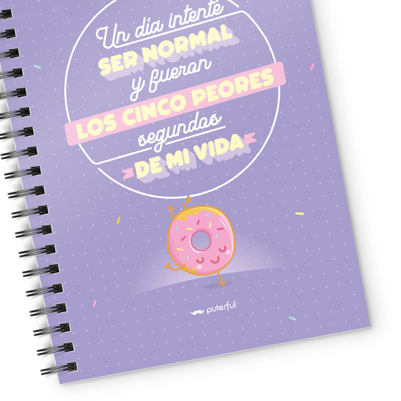 Cuaderno - Un día intenté ser normal