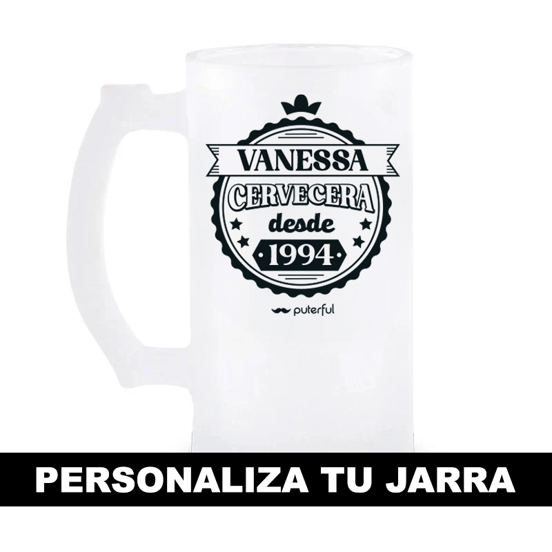 Jarra Cerveza 500ml Personalizable - CERVECERO/A DESDE