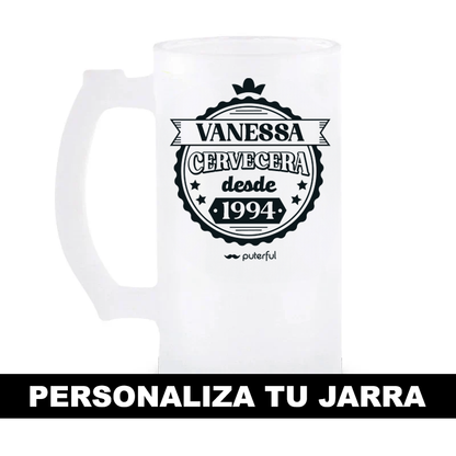 Jarra Cerveza 500ml Personalizable - CERVECERO/A DESDE