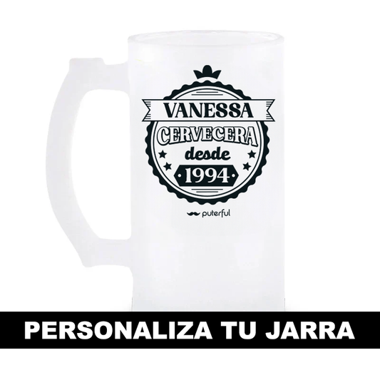 Jarra Cerveza 500ml Personalizable - CERVECERO/A DESDE
