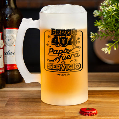 Jarra Cerveza 500ml – Papá fuera de servicio