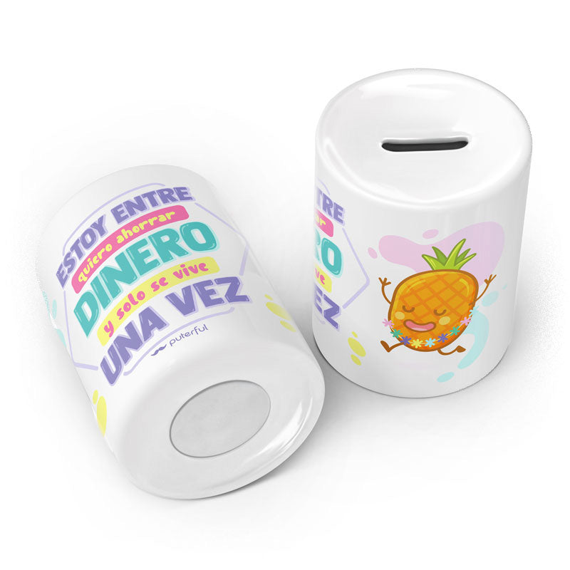 Hucha cerámica – Estoy entre quiero ahorrar