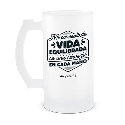 Jarra Cerveza 500ml – Vida equilibrada