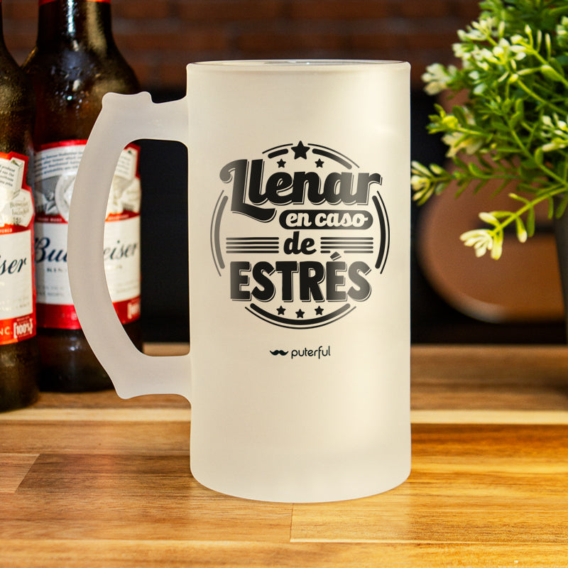 Jarra Cerveza 500ml – Llenar en caso de estrés