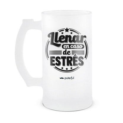 Jarra Cerveza 500ml – Llenar en caso de estrés