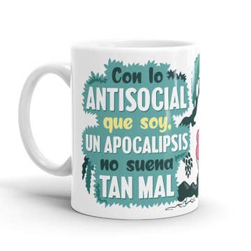 Taza – FR – Con lo antisocial que soy