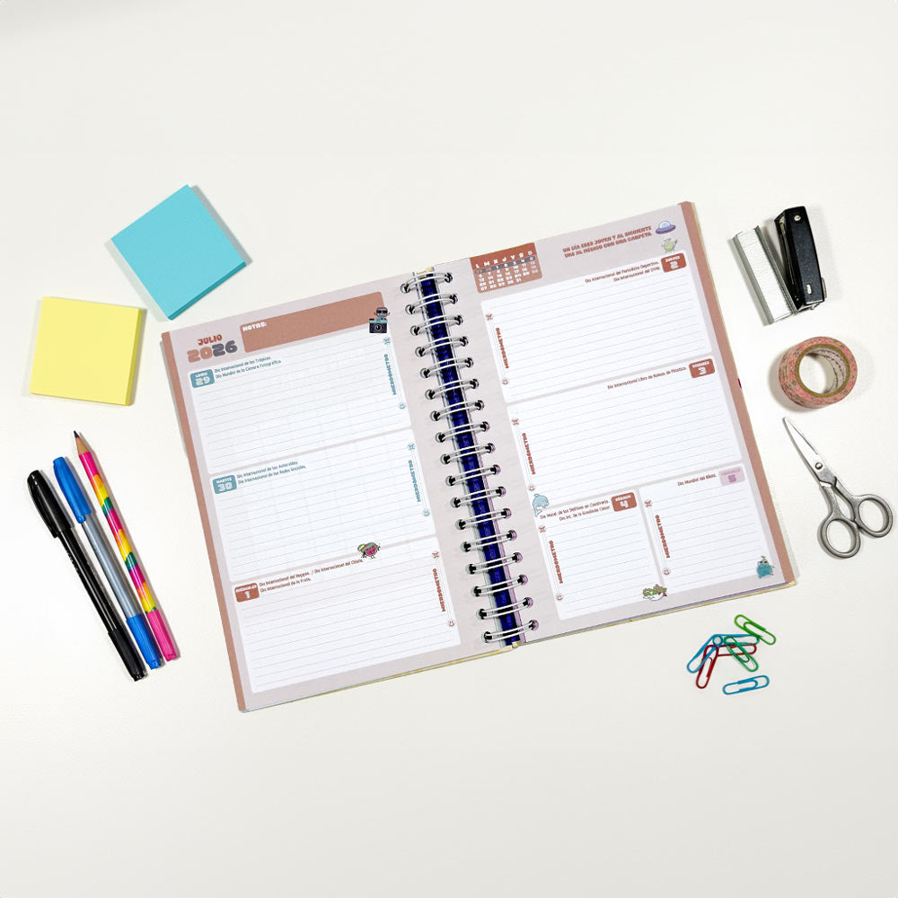 Agenda Anual 2026 - Ojo de loca no se equivoca