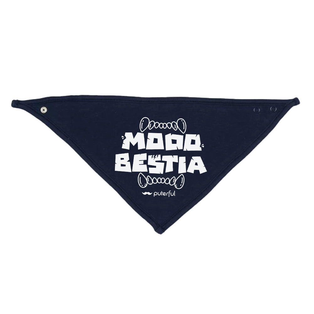 Babero bandana reversible - Modo bestia/Modo angelito