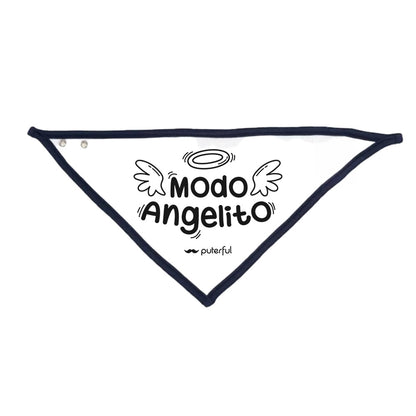 Babero bandana reversible - Modo bestia/Modo angelito