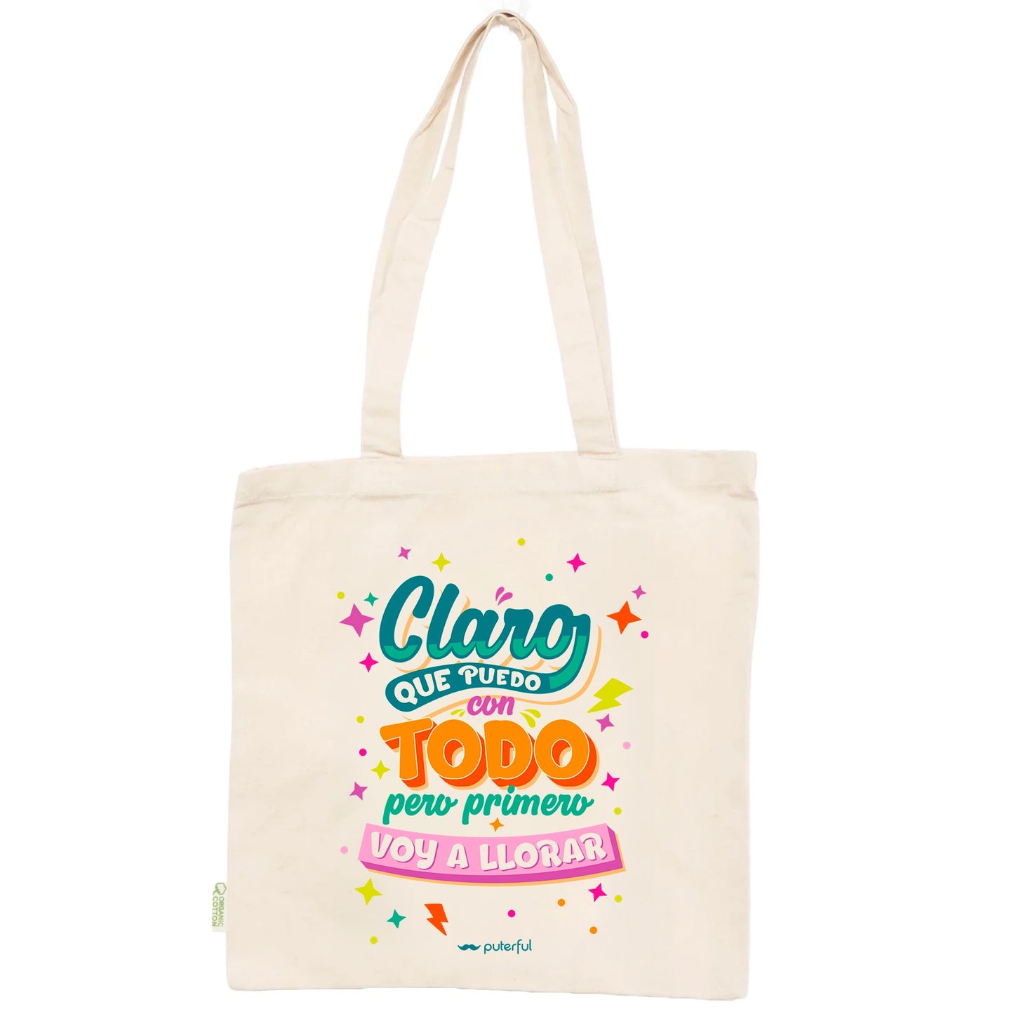 Tote bag Natural - Claro que puedo con todo