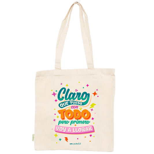 Tote bag Natural - Claro que puedo con todo