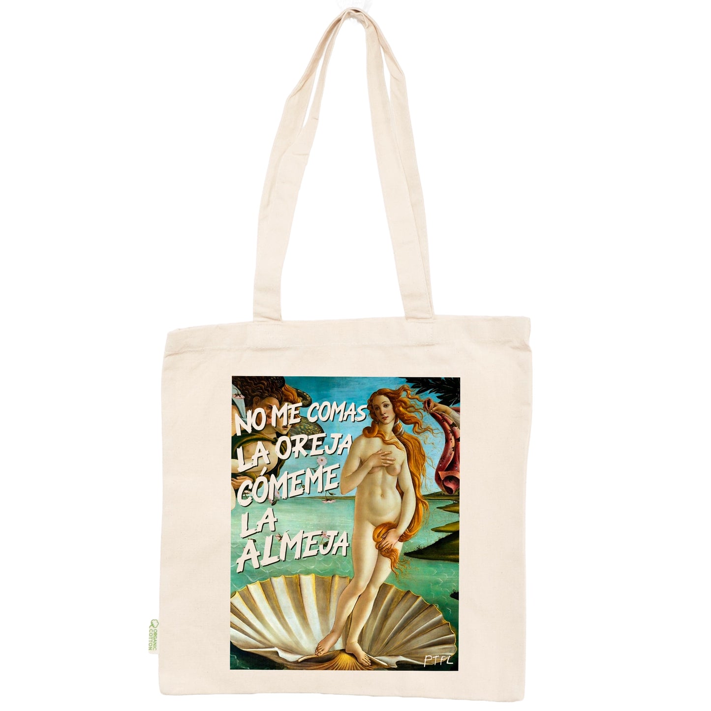 Tote bag Natural -  ART No me comas la oreja
