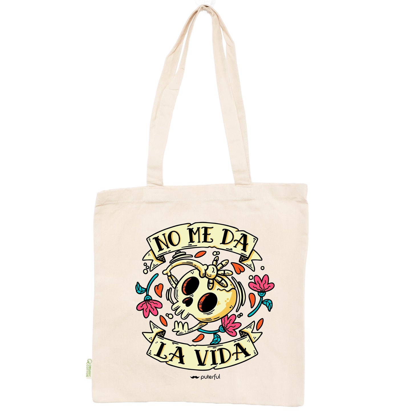 Tote bag Natural -  No me da la vida