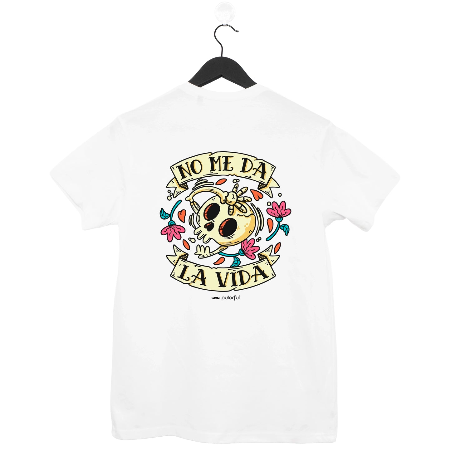 Camiseta Blanca- No me da la vida