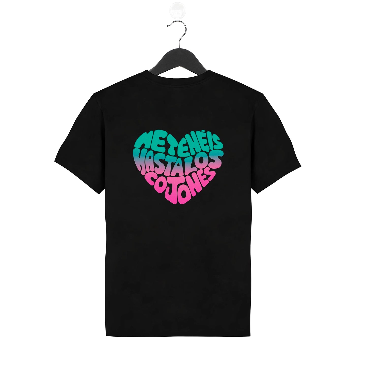 Camiseta Negra – Me tenéis hasta los cojones Groovy