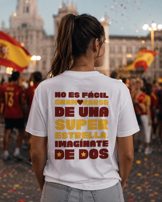 Camiseta Blanca - Superestrella