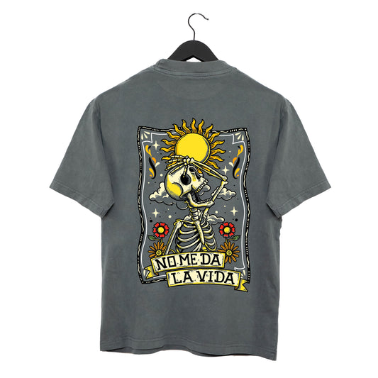 Camiseta Oversize - No me da la vida - Tarot