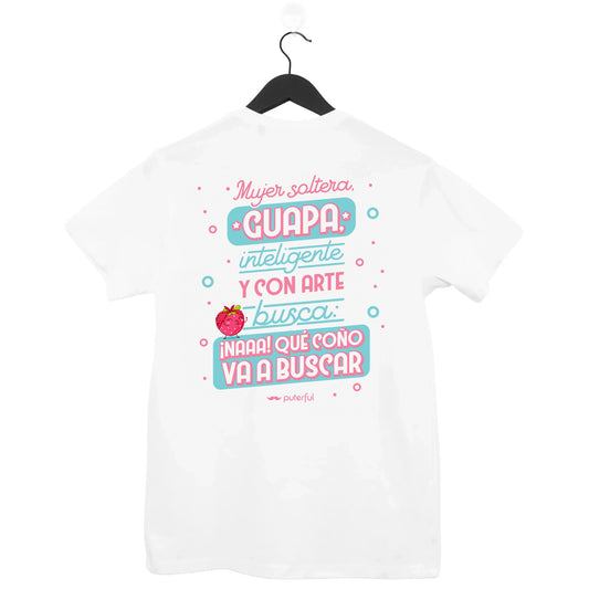 Camiseta Blanca - Mujer soltera