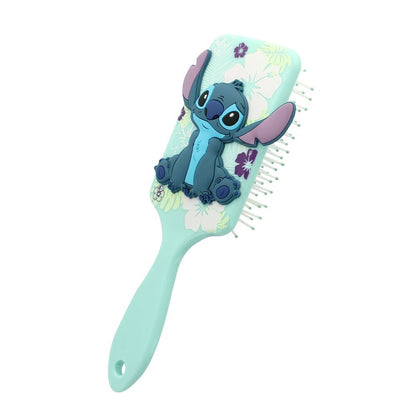 Cepillo pelo Stitch Disney - Figura goma Verde agua