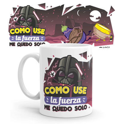 Taza – FR – Como use la fuerza me quedo solo