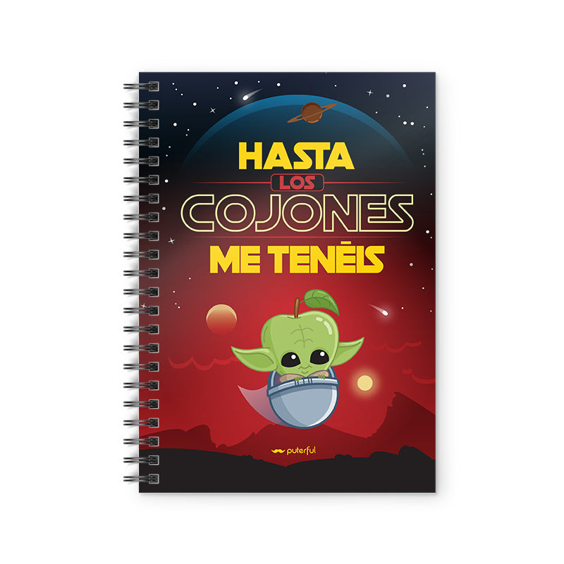Cuaderno - Hasta los cojones me tenéis
