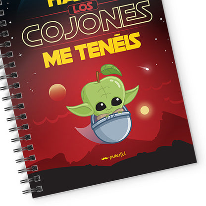 Cuaderno - Hasta los cojones me tenéis