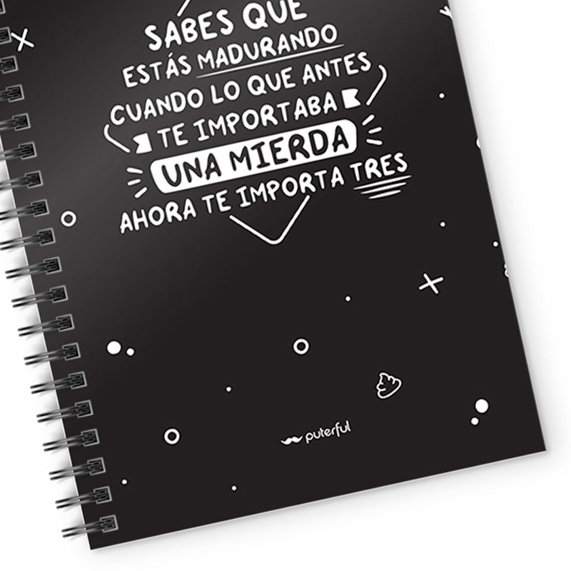Cuaderno - Sabes que estás madurando