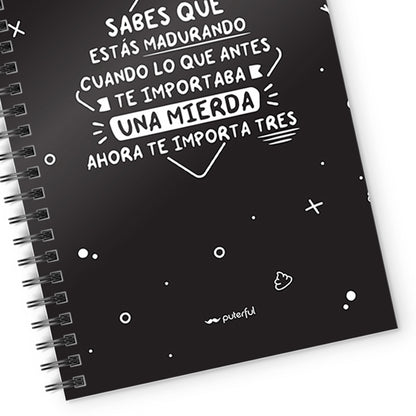 Cuaderno - Sabes que estás madurando
