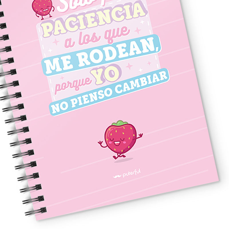 Cuaderno - Solo pido paciencia