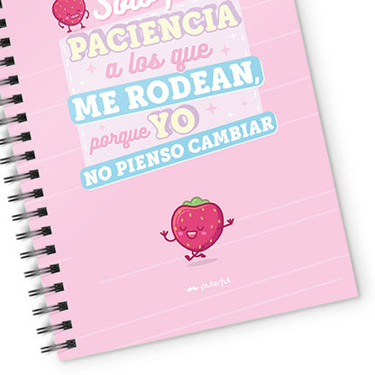 Cuaderno - Solo pido paciencia