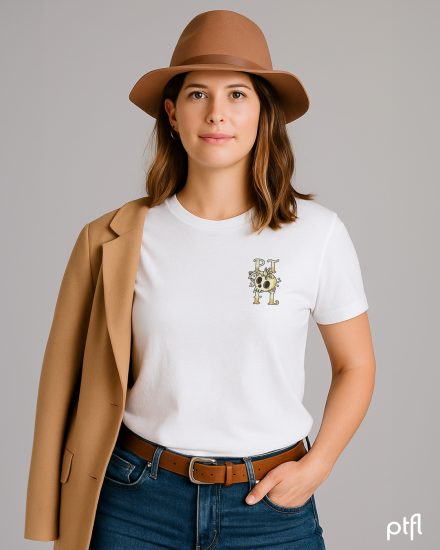 Camiseta PTFL - No me da la vida - Blanco