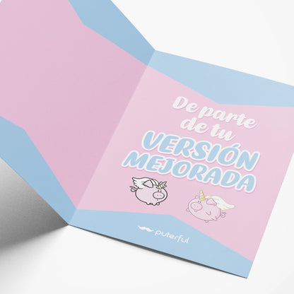 Tarjeta - Felicidades mamá