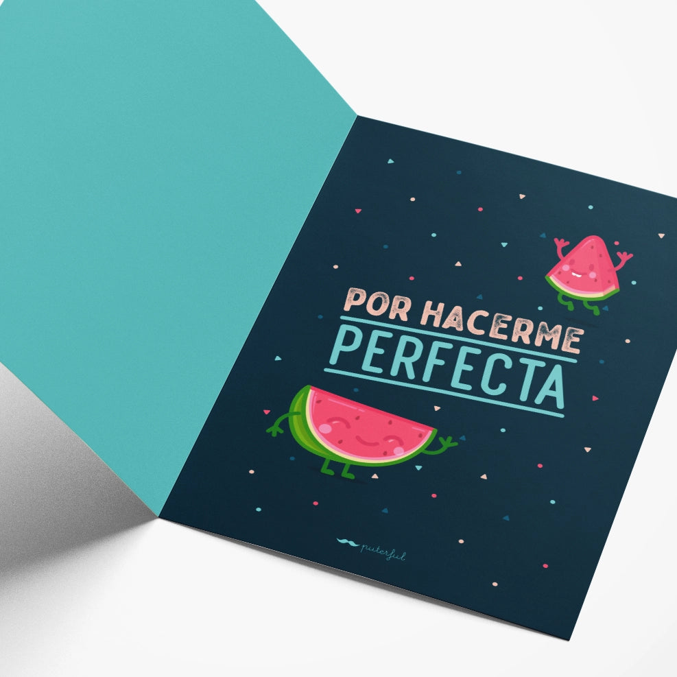 Tarjeta - Gracias papá Azul Marino