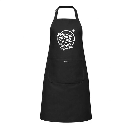 Delantal unisex Negro - Hoy cocino yo