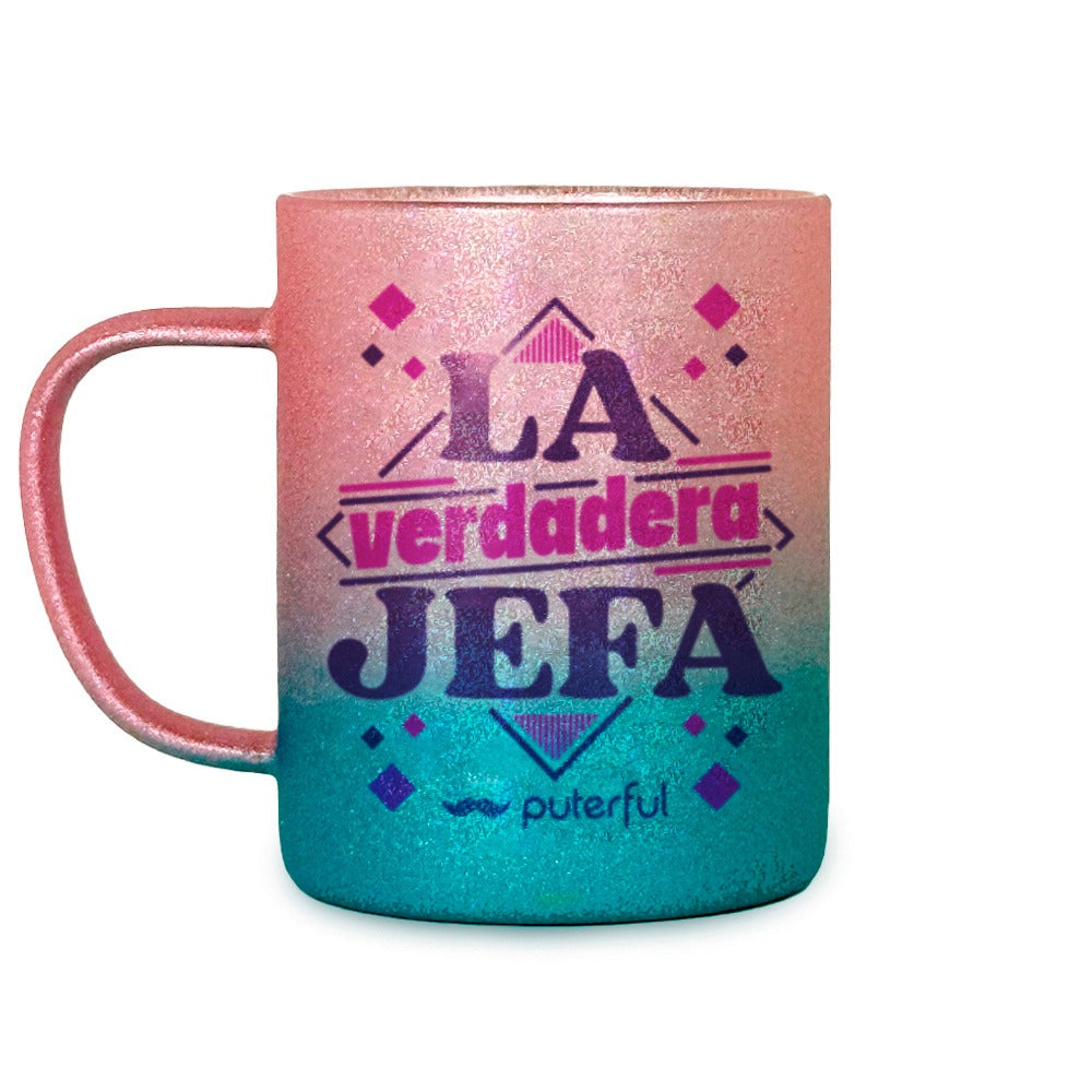 Taza Brillo - La verdadera Jefa