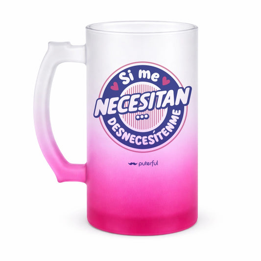 Jarra Cerveza 500ml Rosa – Si me necesitan