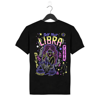 Camiseta PTFL Negra – ZODIACO Libra