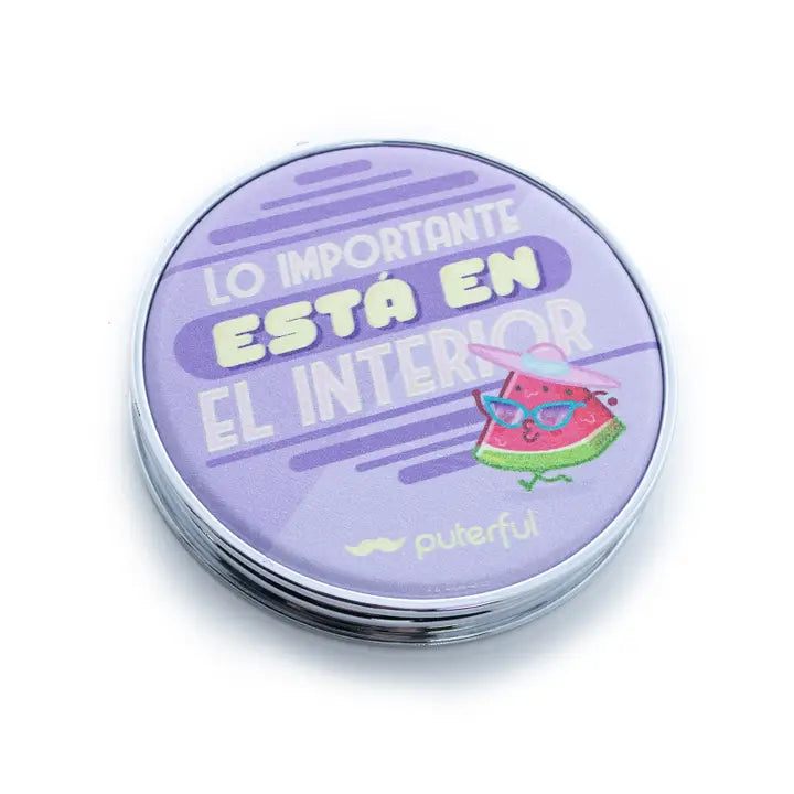 Espejo doble de bolso - Lo importante está en el interior