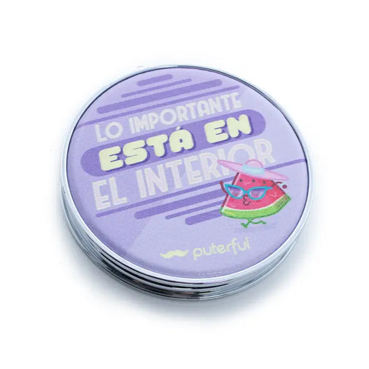 Espejo doble de bolso - Lo importante está en el interior