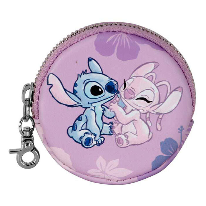 Monedero redondo Stitch & Angel Disney