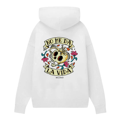 Sudadera PTFL Blanca - No Me Da La Vida